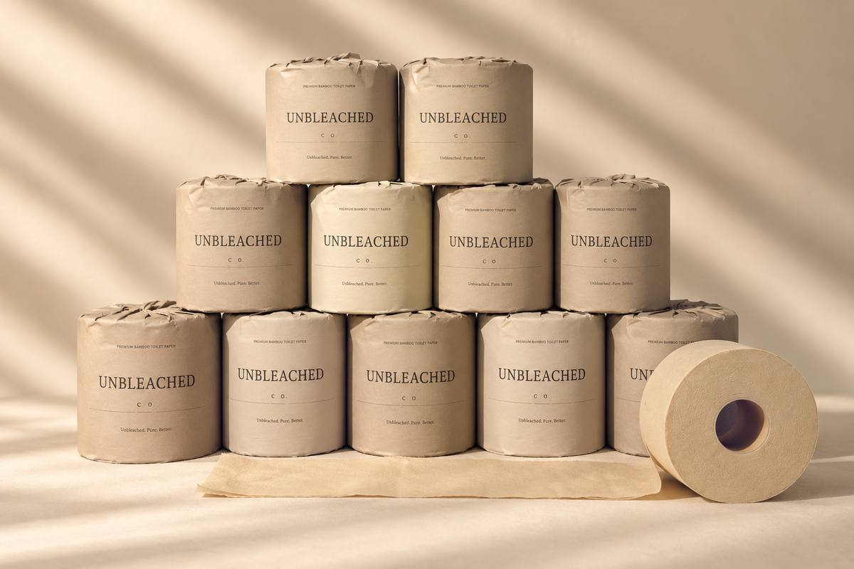 100% Bamboo Toilet Paper - 12 Pack